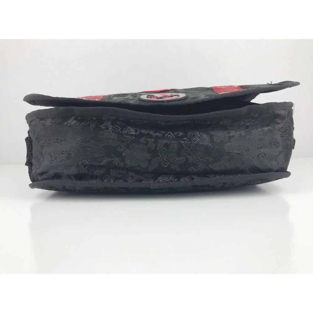 Mythwear Messenger Bag Black Red Dragon Print Crossbody PLEASE READ DESCRIPTION - Picture 7 of 16